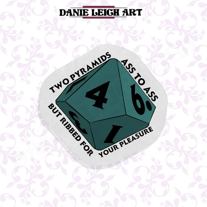 Funny D10 Sticker