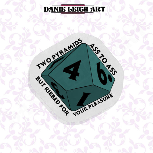 Funny D10 Sticker