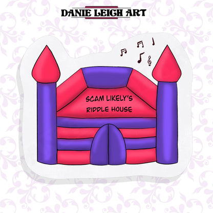 Scam Likely Riddle House Sticker