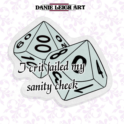 Sanity Check - Call of Cuthulu Sticker