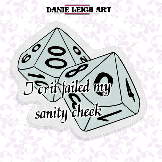 Sanity Check - Call of Cuthulu Sticker