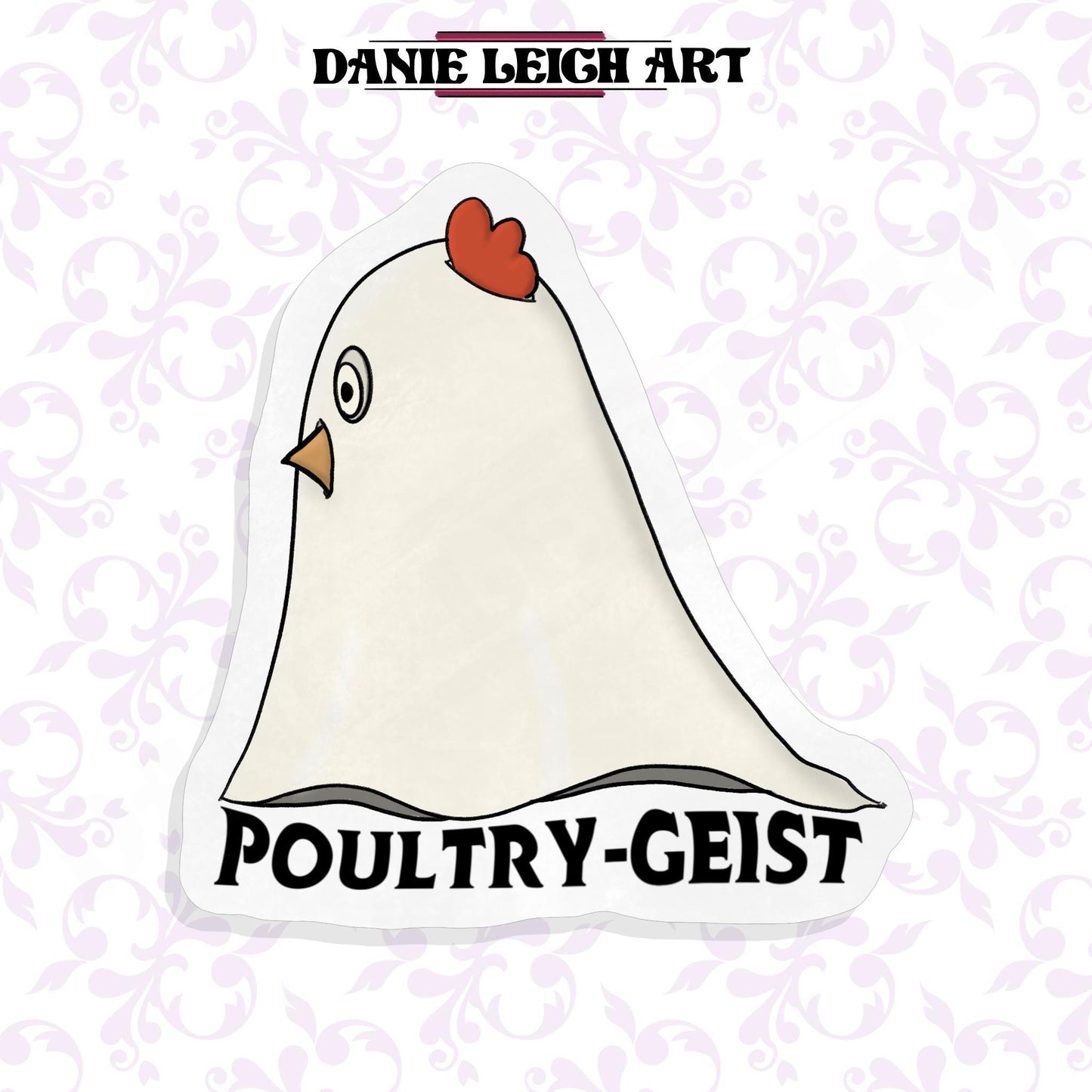 Poultry-Geist - Funny Chicken sticker