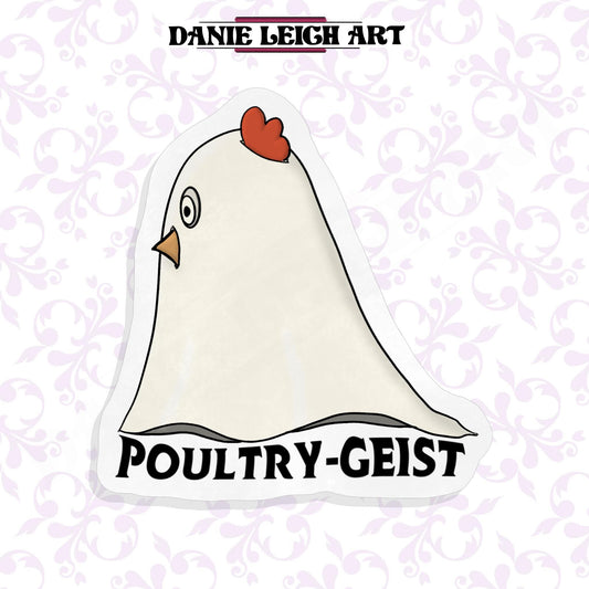 Poultry-Geist - Funny Chicken sticker