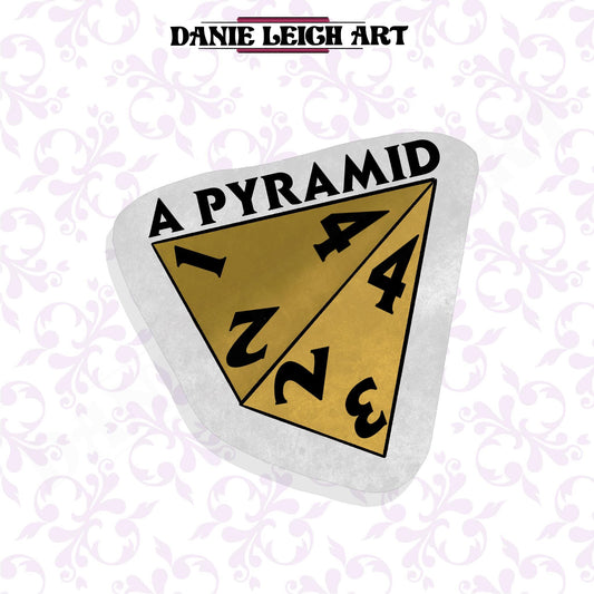 A Pyramid - D4 - Sticker
