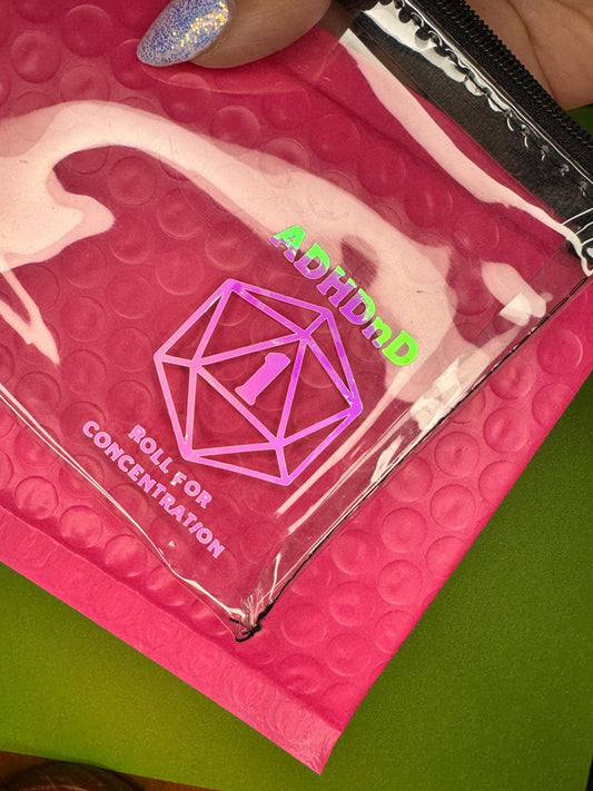 ADHDnD Roll for concentration - pencil case