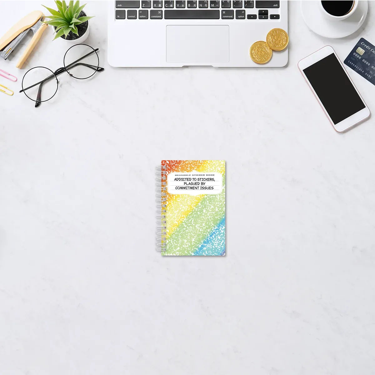 Reusable sticker book