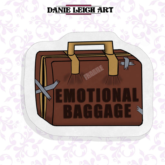 Emotional Baggage - Funny Sticker